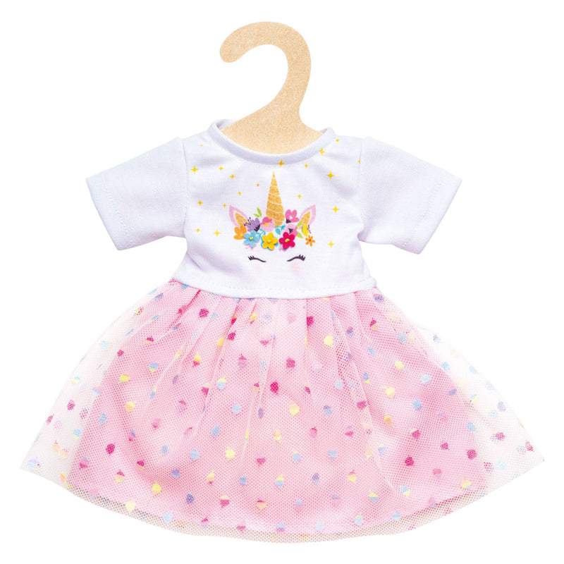 Load image into Gallery viewer, Heless meisjes babypop met eenhoornjurk hannah - 34cm