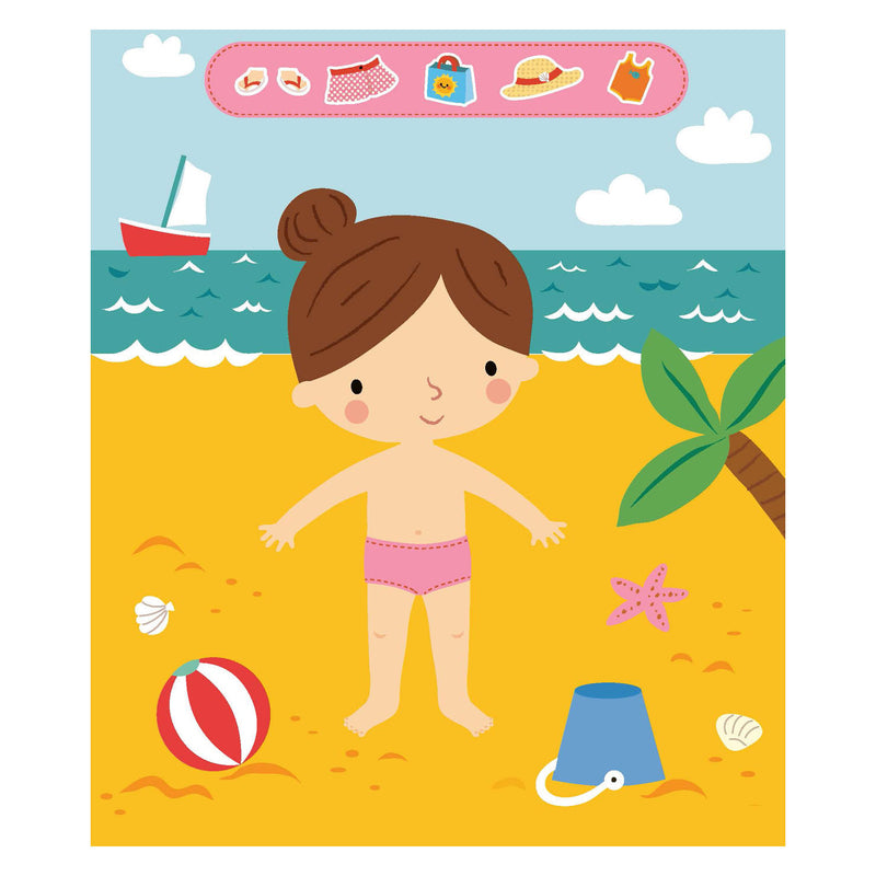 Load image into Gallery viewer, Deltas happy girls sticker fun - aankleedpoppen