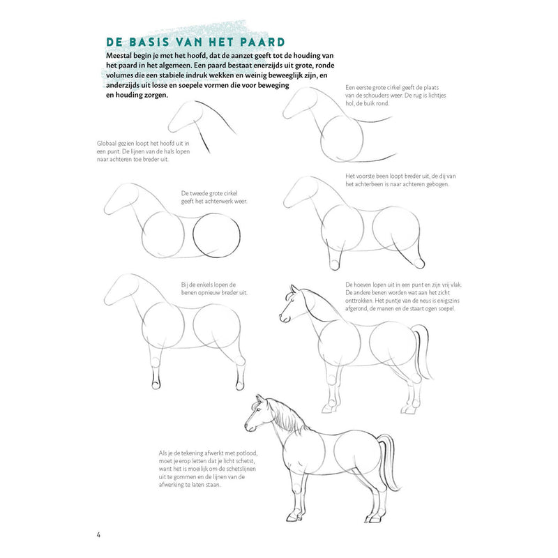 Load image into Gallery viewer, Deltas stap voor stap paarden leren tekenen