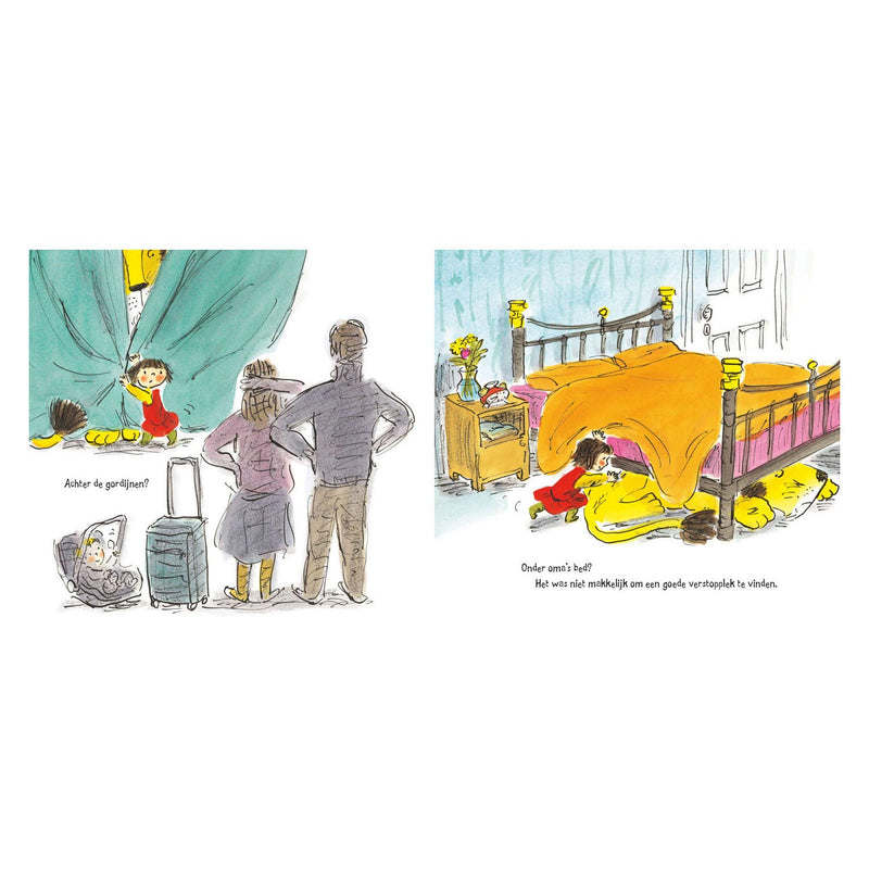 Load image into Gallery viewer, Hoe verstop je een leeuw voor oma?