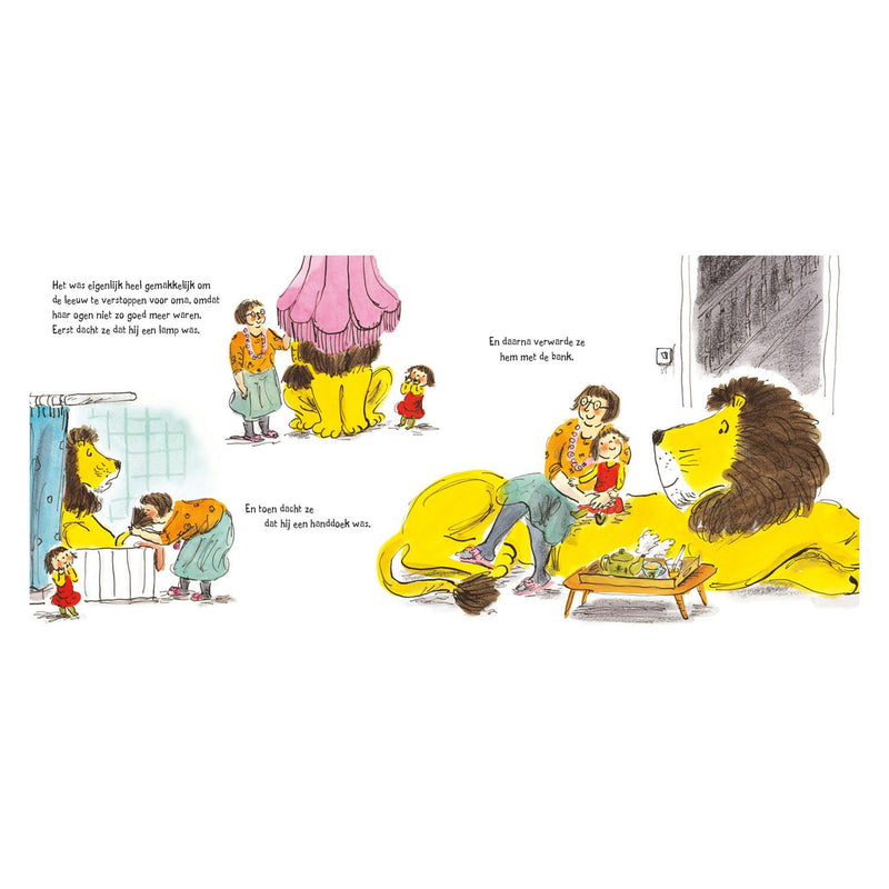 Load image into Gallery viewer, Hoe verstop je een leeuw voor oma?