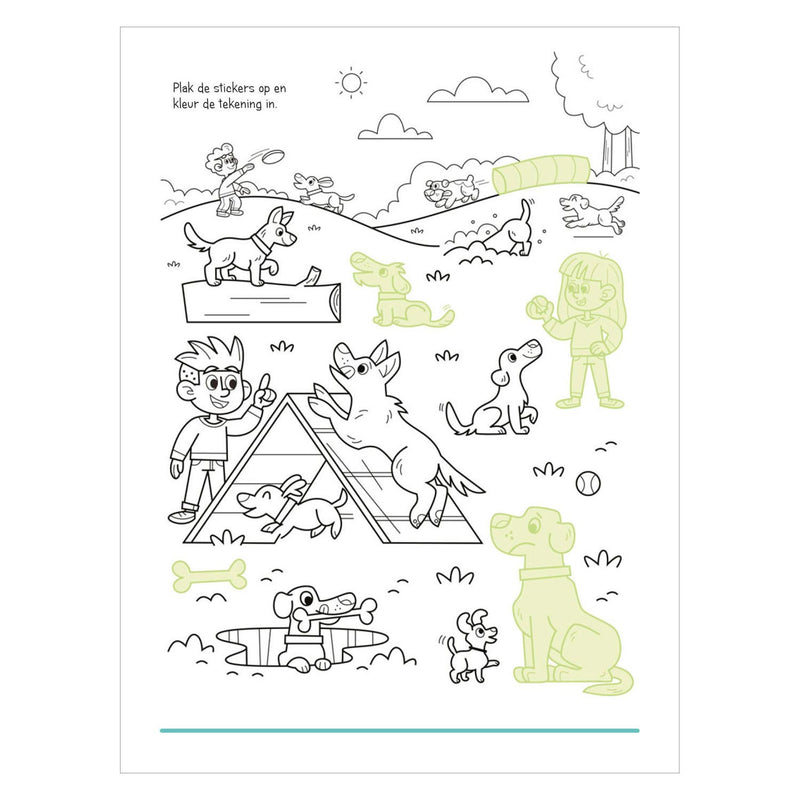 Load image into Gallery viewer, Stickerboek - Dieren in Huis en Tuin