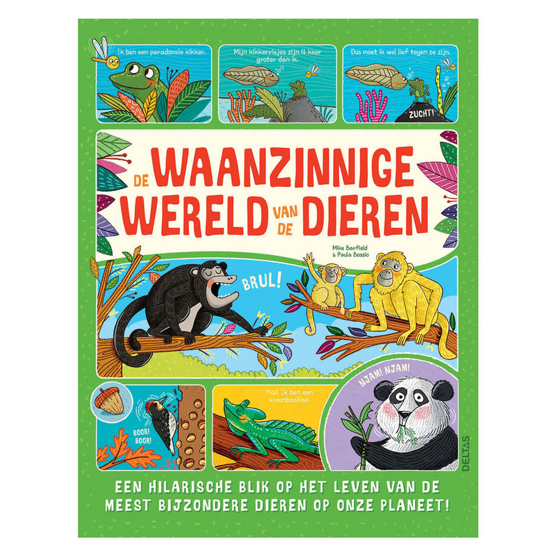 Load image into Gallery viewer, Deltas de waanzinnige wereld van de dieren kinderboek