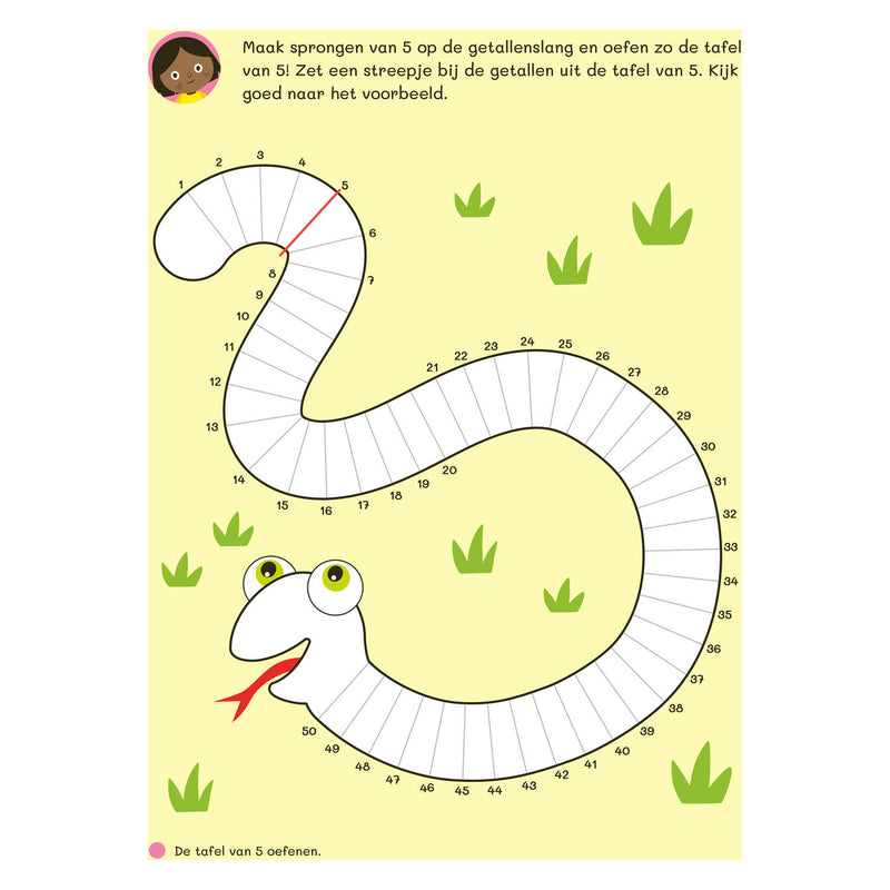 Load image into Gallery viewer, Deltas oefenboek afwasbaar papier tafels van vermenigvuldiging(7-8 j.)