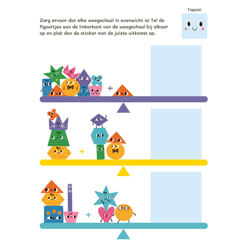 Load image into Gallery viewer, Deltas ik leer rekenen met stickers 6-7 jaar
