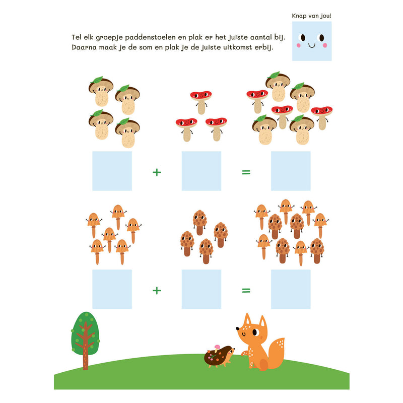 Load image into Gallery viewer, Deltas ik leer rekenen met stickers 6-7 jaar