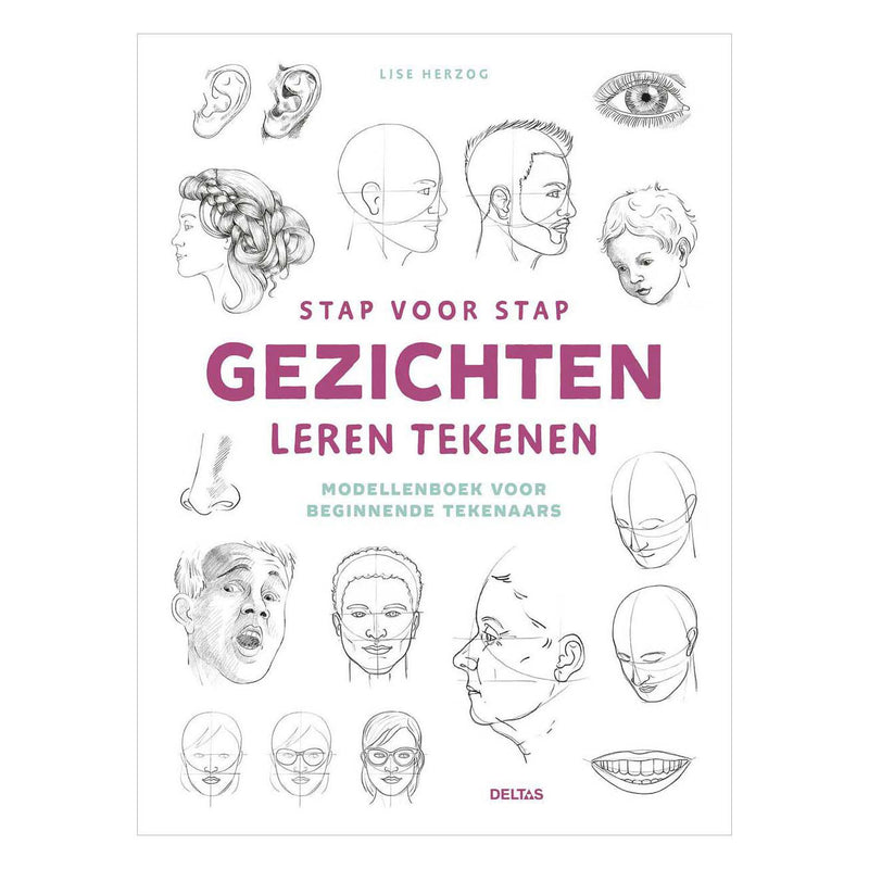 Load image into Gallery viewer, Deltas stap voor stap gezichten leren tekenen