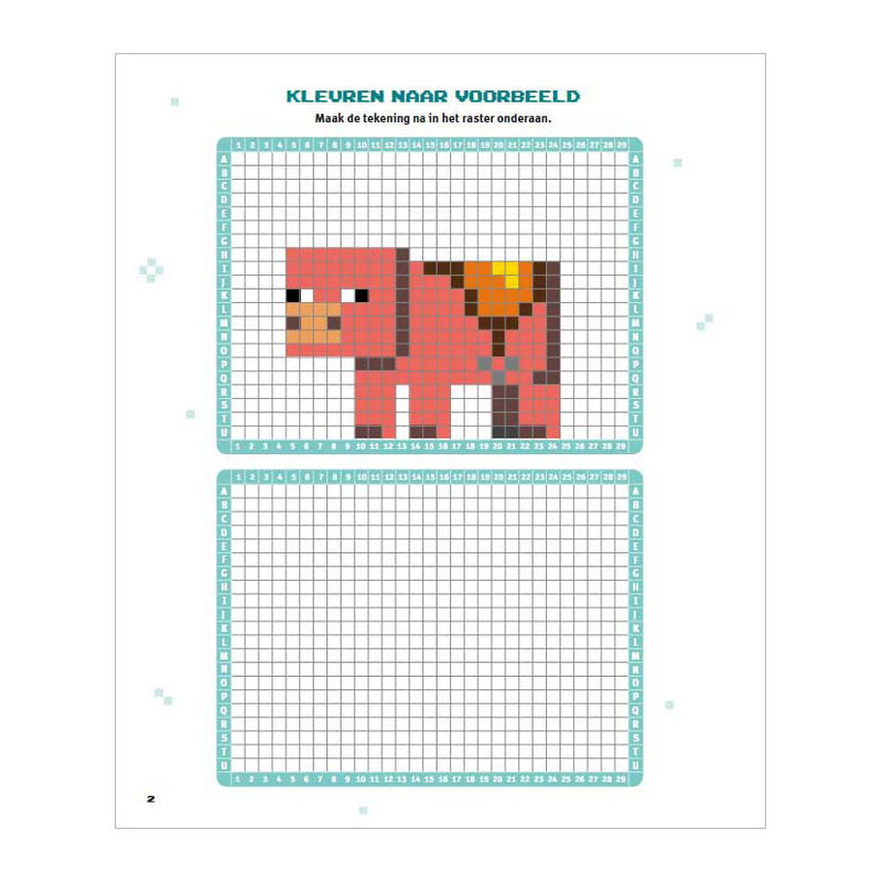 Load image into Gallery viewer, Deltas minecraft pixel kleurpret