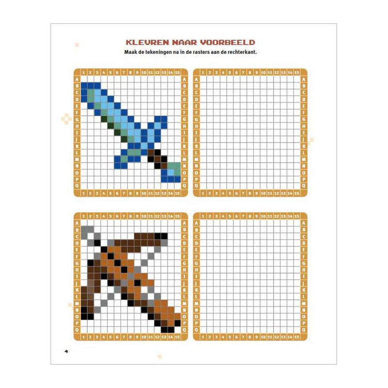 Load image into Gallery viewer, Deltas minecraft pixel kleurpret