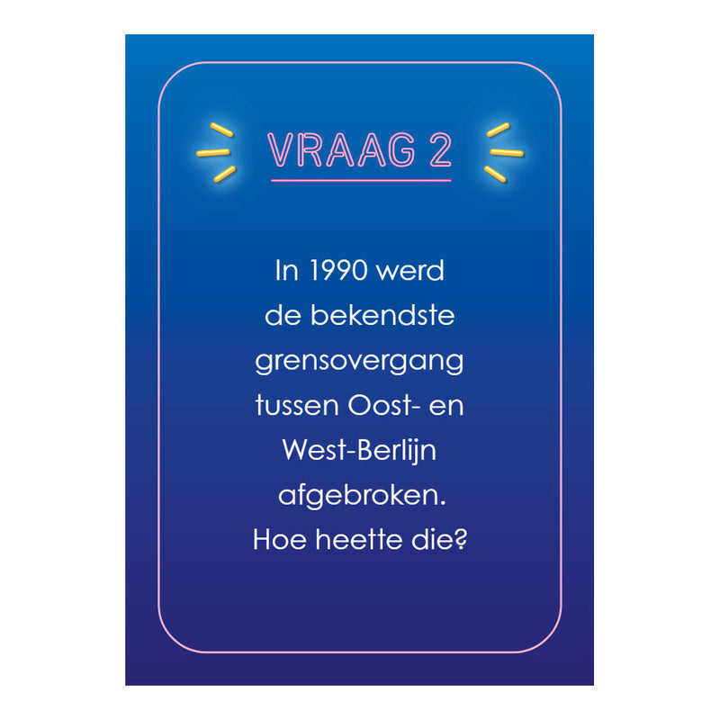 Load image into Gallery viewer, Deltas hoera 50 jaar! quiz