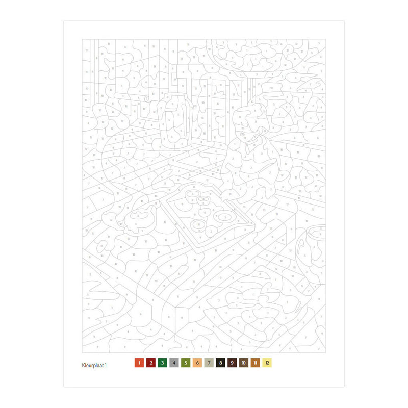 Load image into Gallery viewer, Deltas japan - kleuren op nummer