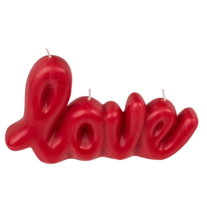 Load image into Gallery viewer, Ootb kaars love rood 20x3,8x11,8cm