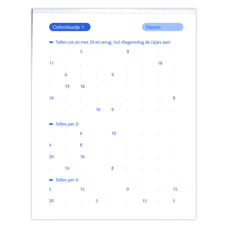 Load image into Gallery viewer, Deltas oefenblaadjes rekenen (6-7 j.) derde trimester