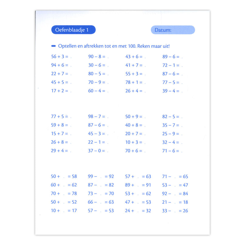 Load image into Gallery viewer, Deltas oefenblaadjes rekenen (8-9 j.)