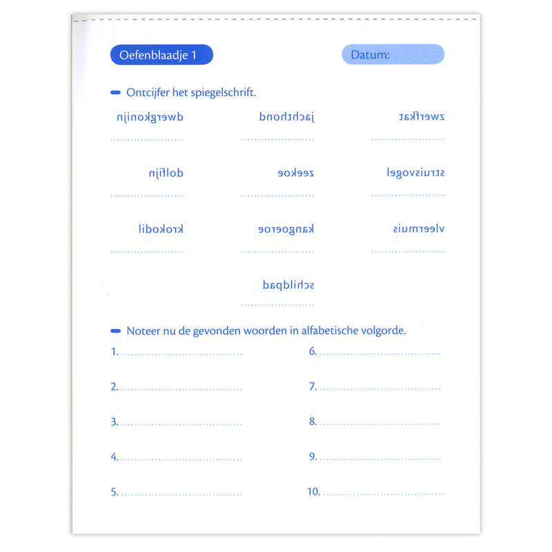 Load image into Gallery viewer, Deltas oefenblaadjes spelling en woordenschat (9-10 j)