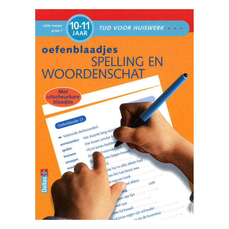 Load image into Gallery viewer, Deltas oefenblaadjes spelling en woordenschat (10-11j)