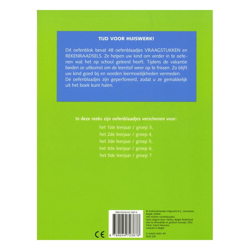 Load image into Gallery viewer, Deltas oefenblaadjes vraagstukken (10-11j)