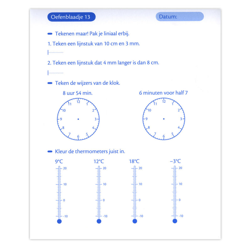 Load image into Gallery viewer, Deltas oefenblaadjes maten en gewichten