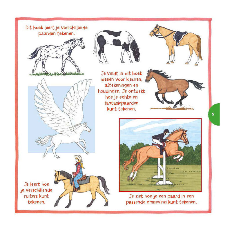 Load image into Gallery viewer, Deltas ik leer paarden tekenen