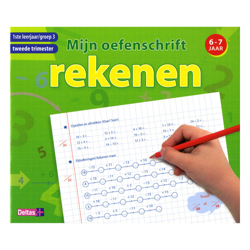 Load image into Gallery viewer, Deltas oefenschrift rekenen 6-7j. 2e trimester