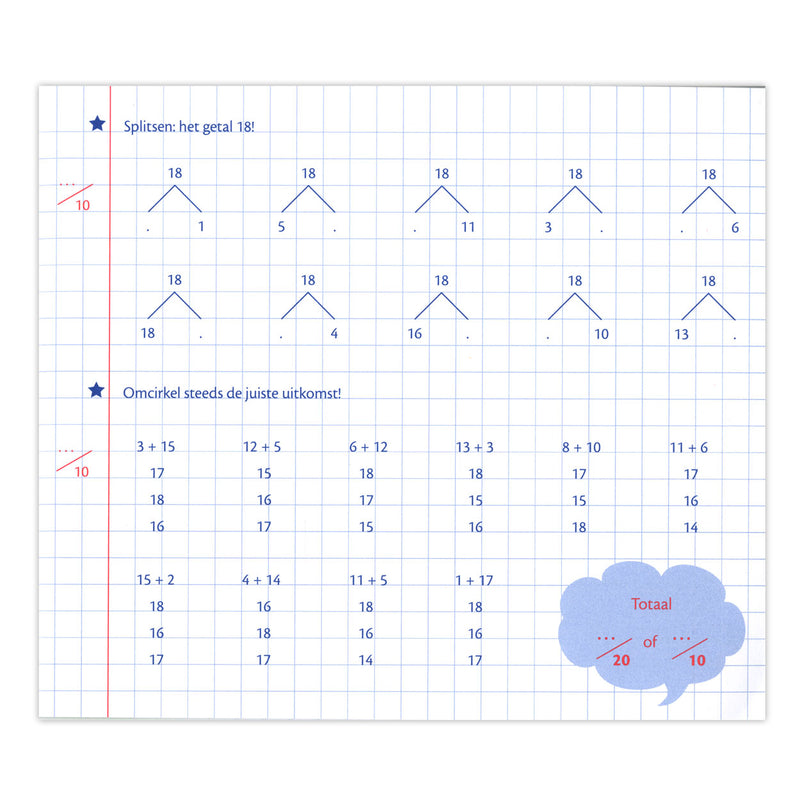 Load image into Gallery viewer, Deltas oefenschrift rekenen 6-7j. 2e trimester