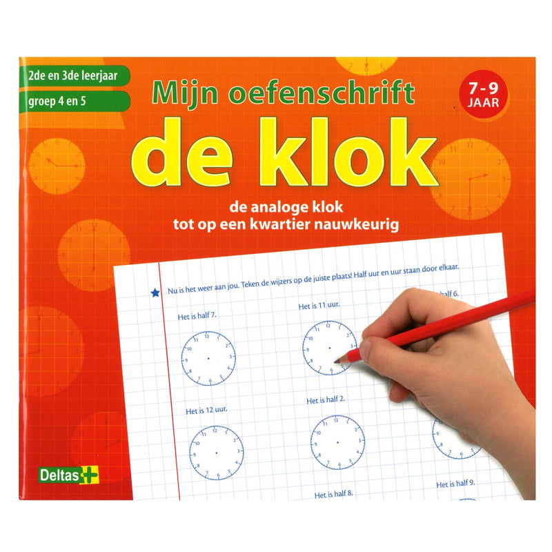 Load image into Gallery viewer, Deltas mijn oefenschrift de klok 7-9 jaar