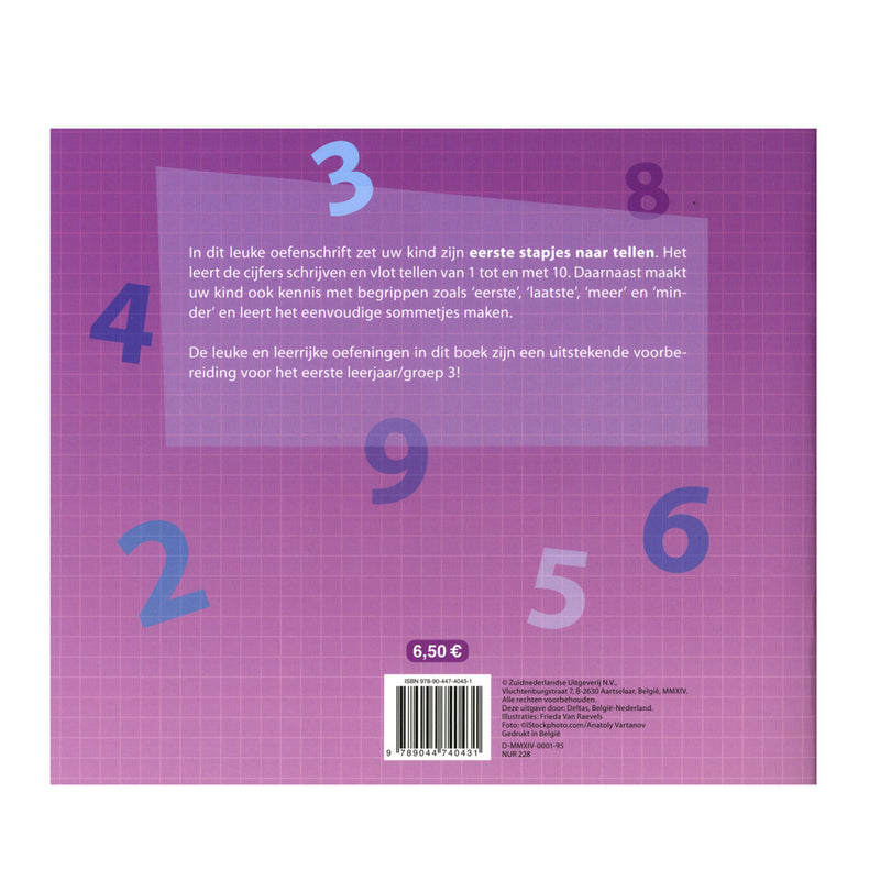 Load image into Gallery viewer, Mijn oefenschrift Eerste stappen naar tellen