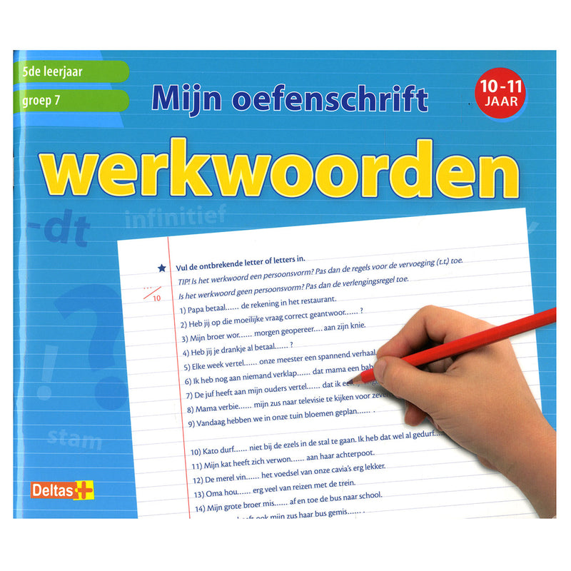 Load image into Gallery viewer, Deltas mijn oefenschrift werkwoorden - groep 7