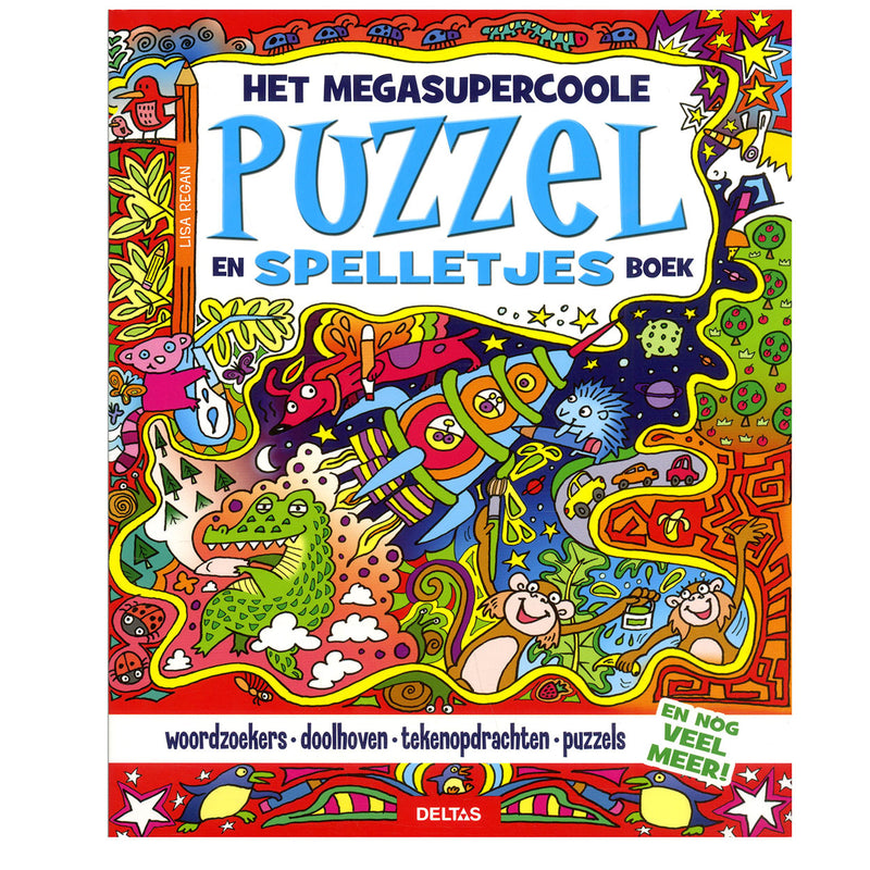 Load image into Gallery viewer, Het Supercoole Puzzel- en Spelletjesboek