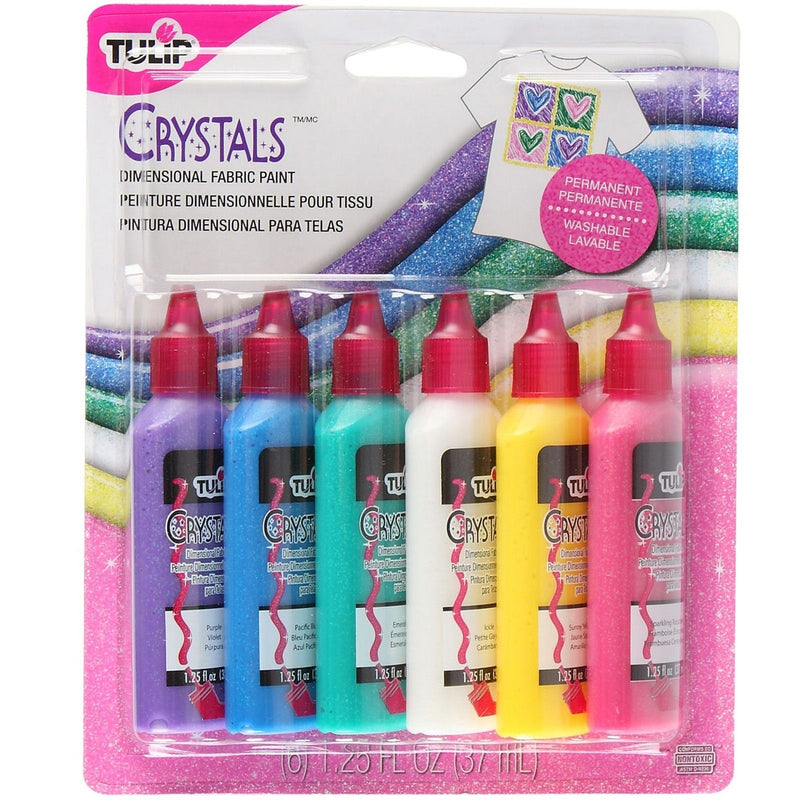 Load image into Gallery viewer, Tulip • 3d textielverf 37ml crystal 6st.