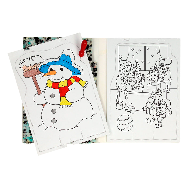 Load image into Gallery viewer, Boek Specials Nederland BV Kleuren Prikblok Kerstmis