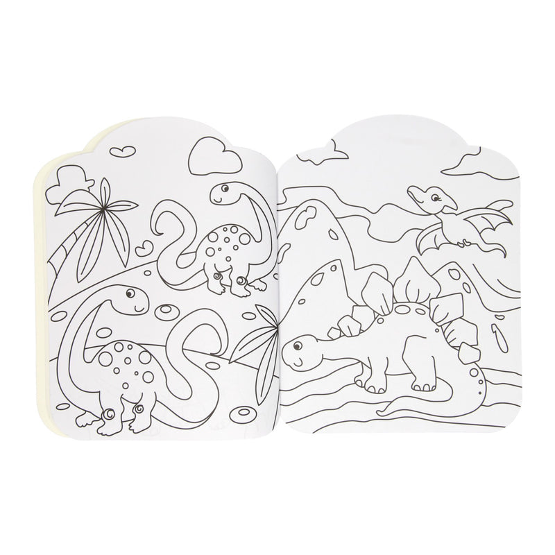 Load image into Gallery viewer, Fantastico Kleur- en Stickerboek - Dinosaurus