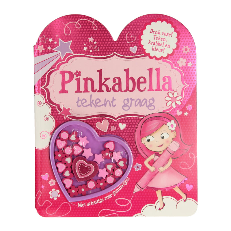 Load image into Gallery viewer, Wins holland pinkabella tekent graag met 20 gummetjes