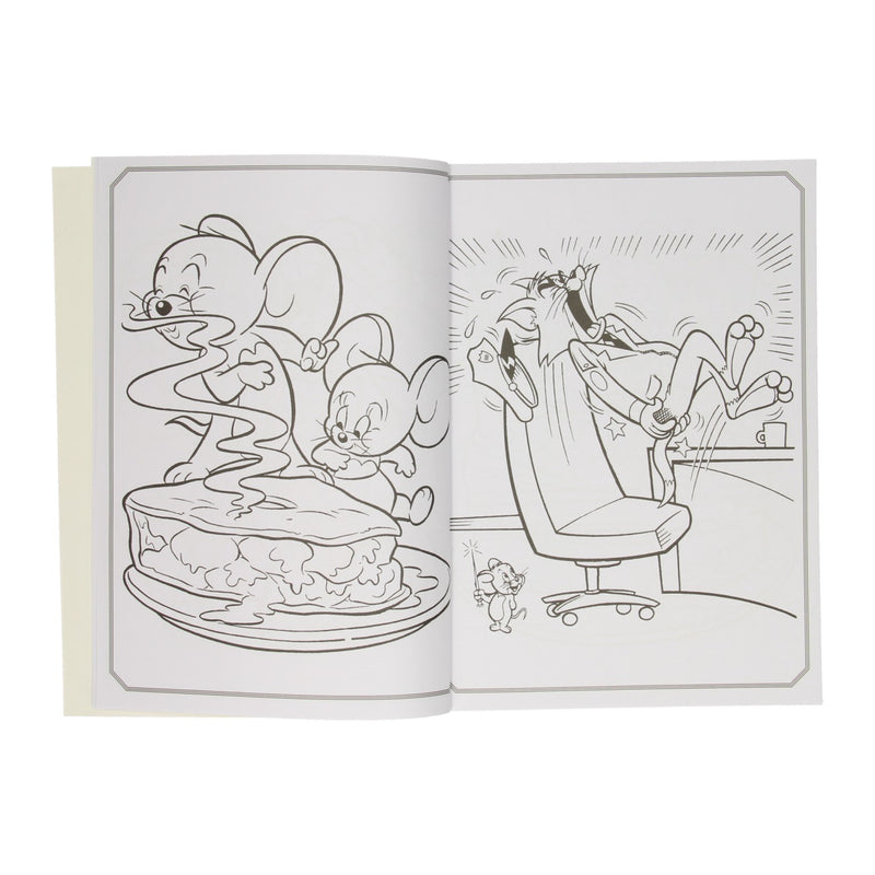 Load image into Gallery viewer, Warner Bros Color Kleurboek Tom Jerry met Stickers