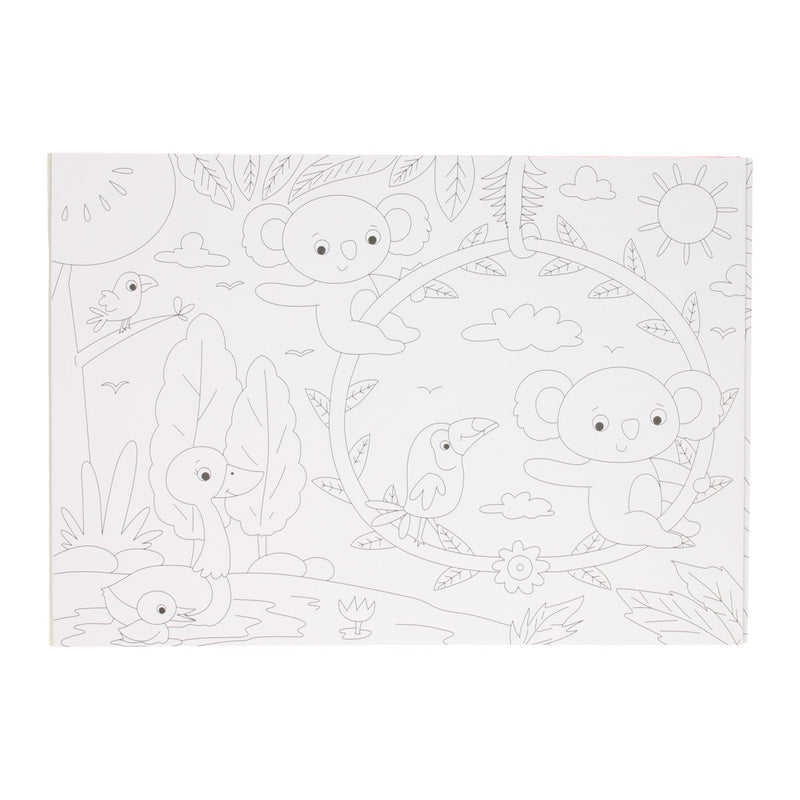 Load image into Gallery viewer, Wins holland placemat kleurboek - jungle