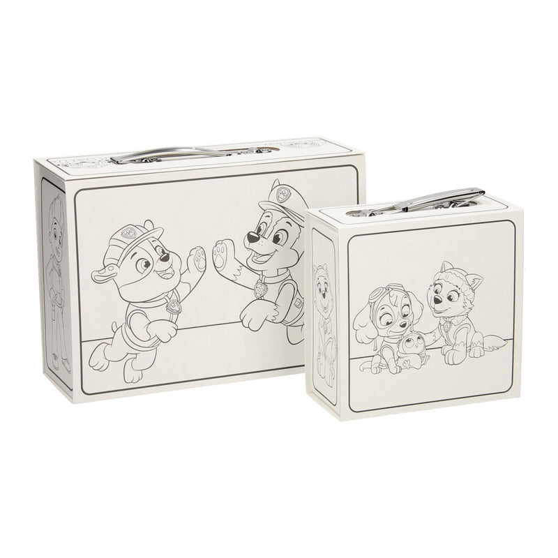 Load image into Gallery viewer, Wins holland kleur je eigen paw patrol koffertjes, set van 2