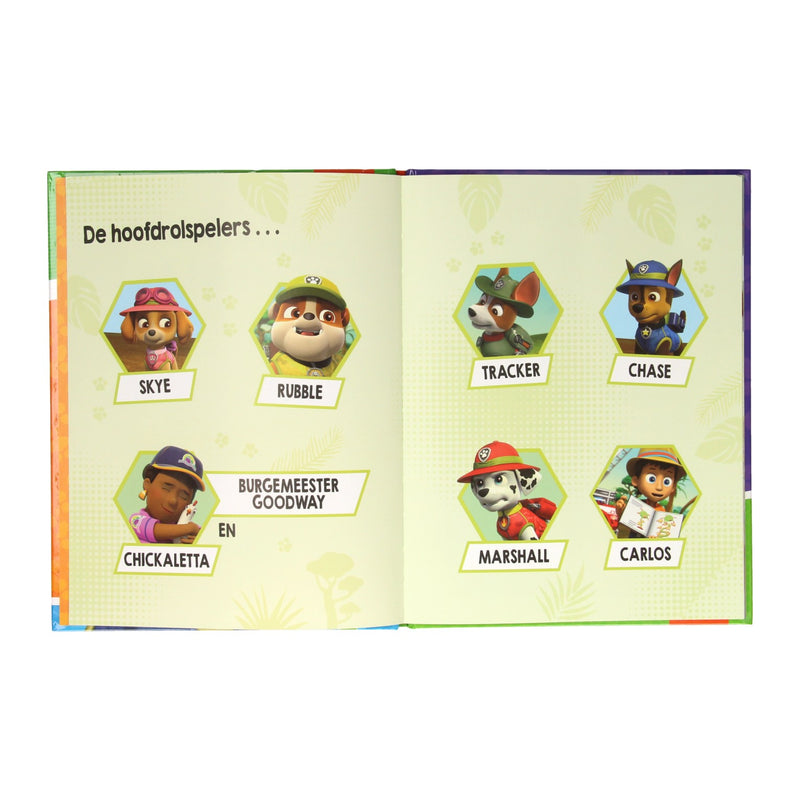 Load image into Gallery viewer, Wins holland voorleesboek de pups redden een reuzenplant paw patrol