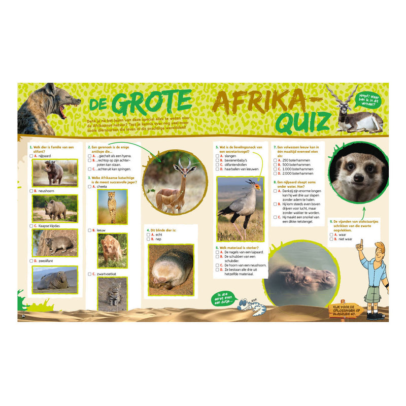 Load image into Gallery viewer, Boek specials nederland bv wild van freek op reis door afrika boek