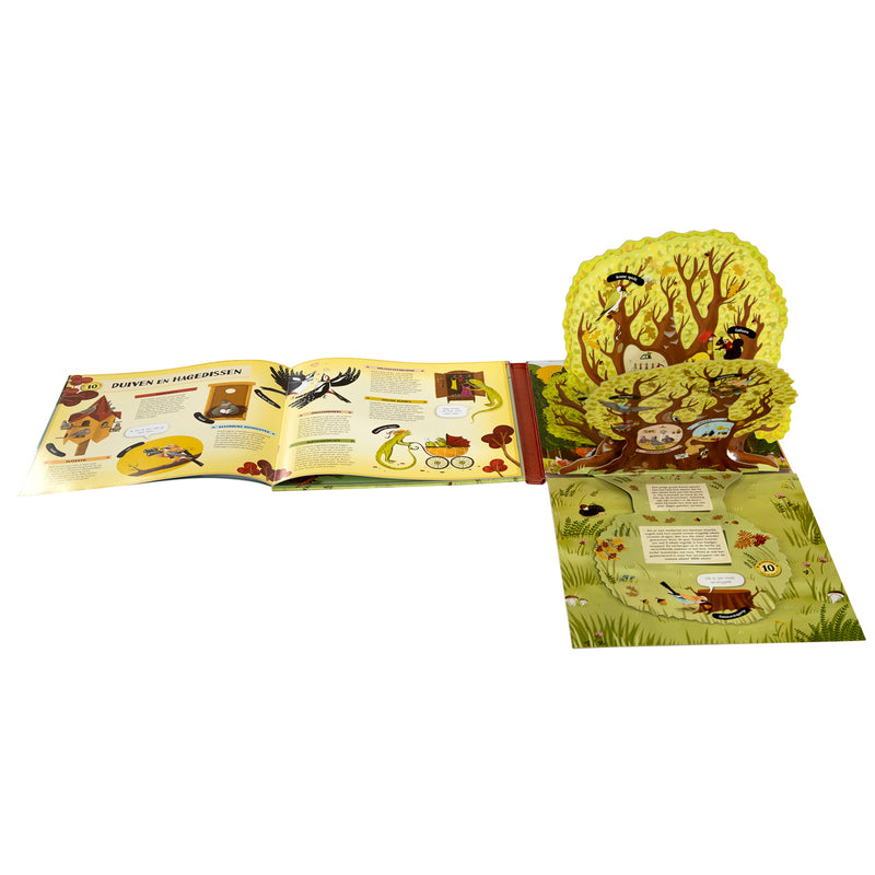 Load image into Gallery viewer, Boek specials nederland bv uitklap- en flapjesboek binnen in de boom