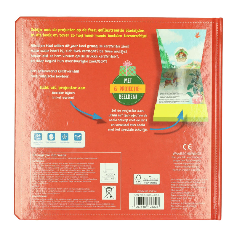 Load image into Gallery viewer, Wins holland mijn projectorboek kijk eens, daar komt de kerstman!