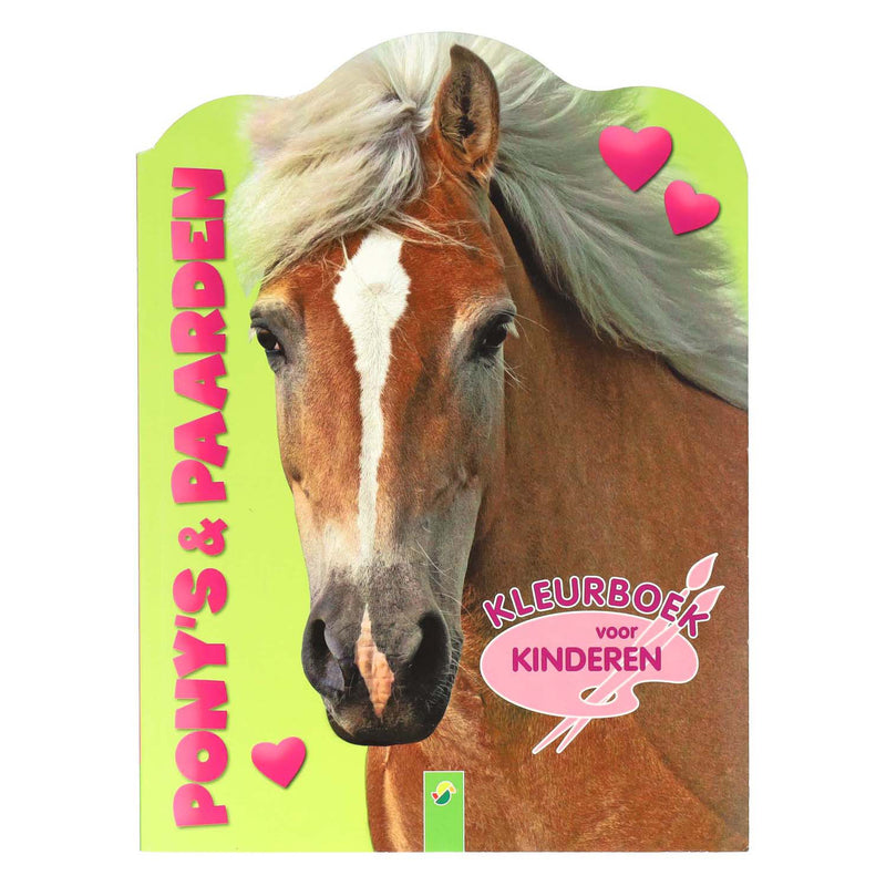 Load image into Gallery viewer, Wins holland kleurboek voor kinderen pony's en paarden, 96pag