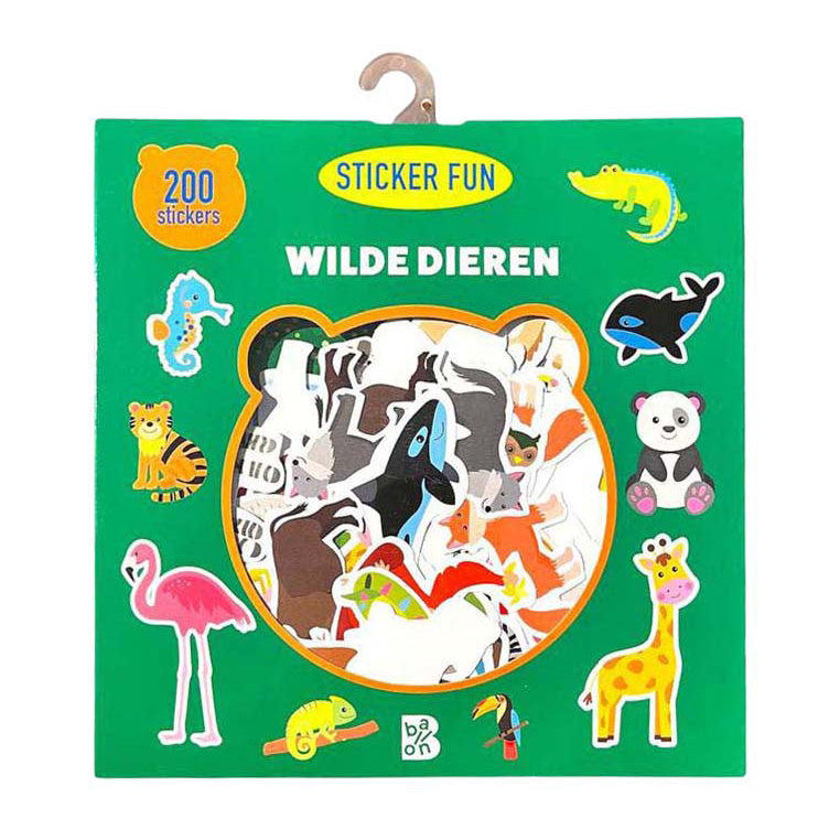 Load image into Gallery viewer, Wins holland wilde dieren - 200 afneembare stickers