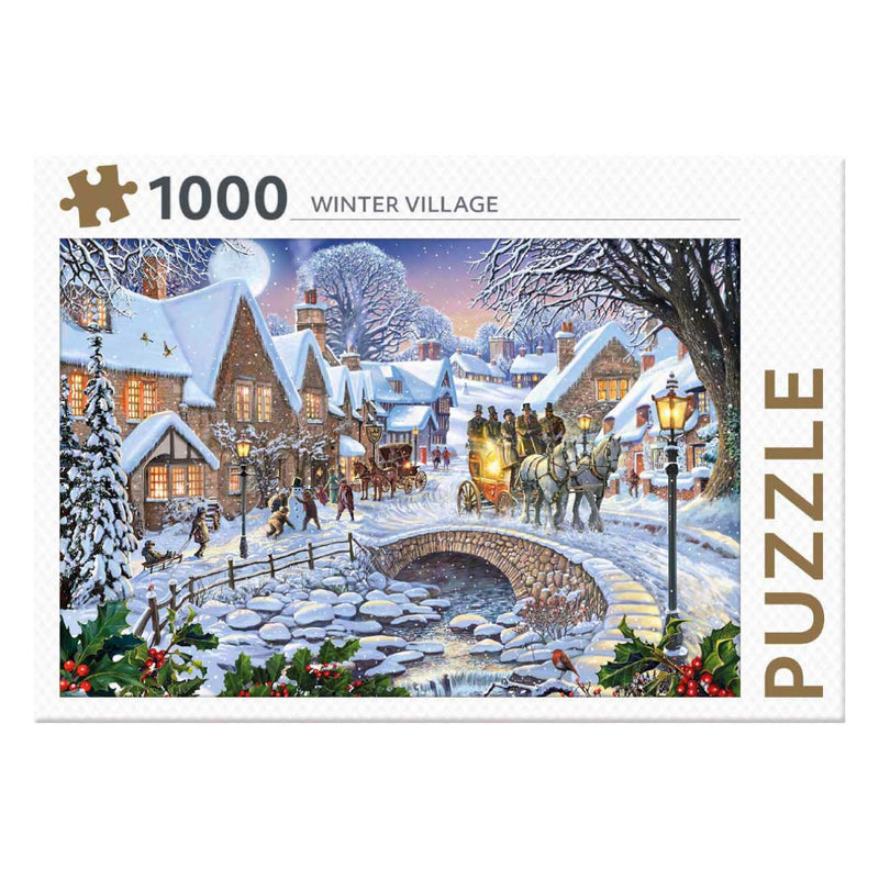 Load image into Gallery viewer, Rebo publishers legpuzzel winter village - 1000st.