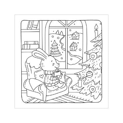 Load image into Gallery viewer, Rebo publishers cozy christmas - cute cozy kleurboek