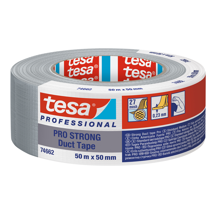 Afbeelding laden in galerijviewer, Tesa professional 1067939 - tesa duct tape pro-strong grij50m x 50mm | 6 stuks