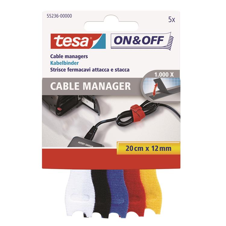 Load image into Gallery viewer, Tesa 1034988 - velcro kabelm.small clipstr | 12 stuks