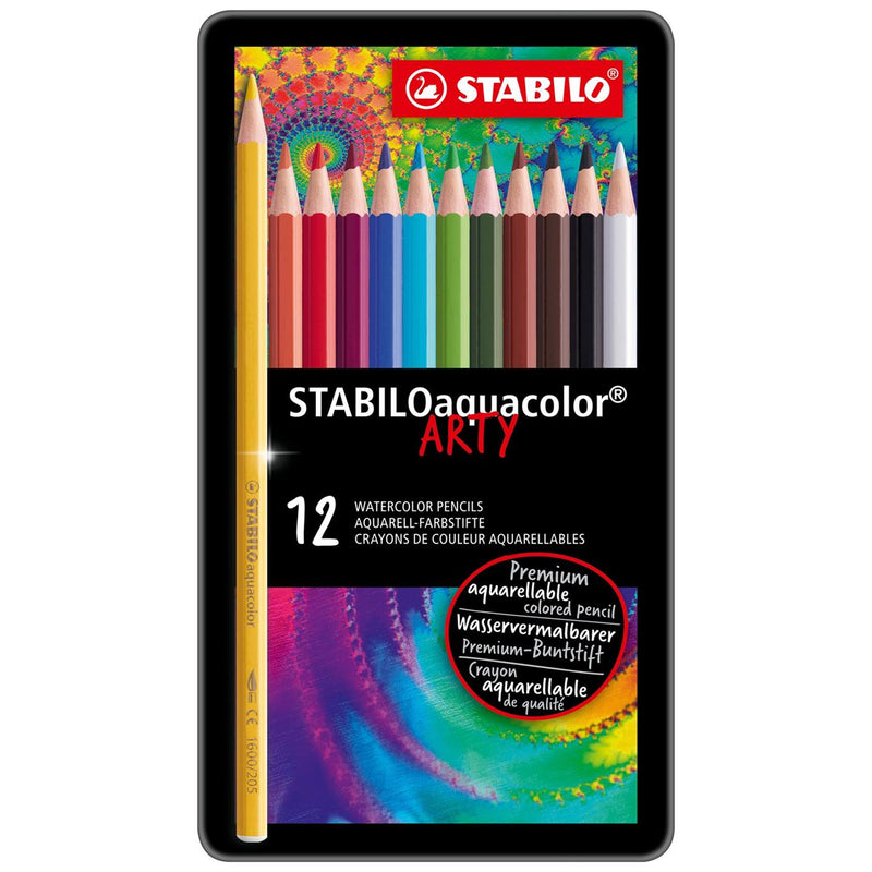 Load image into Gallery viewer, Stabilo aquacolor potloden 12 kleuren