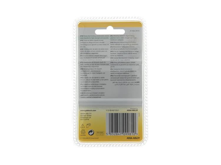 Load image into Gallery viewer, Yale 1065204 - hangslot 40mm chroom hi | 6 stuks