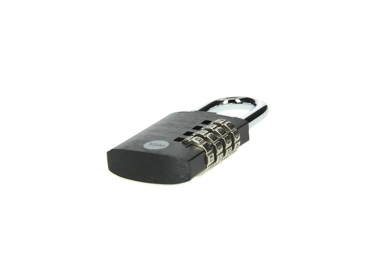 Load image into Gallery viewer, Yale 1065059 - hangslot 38mm alu zwart std | 6 stuks