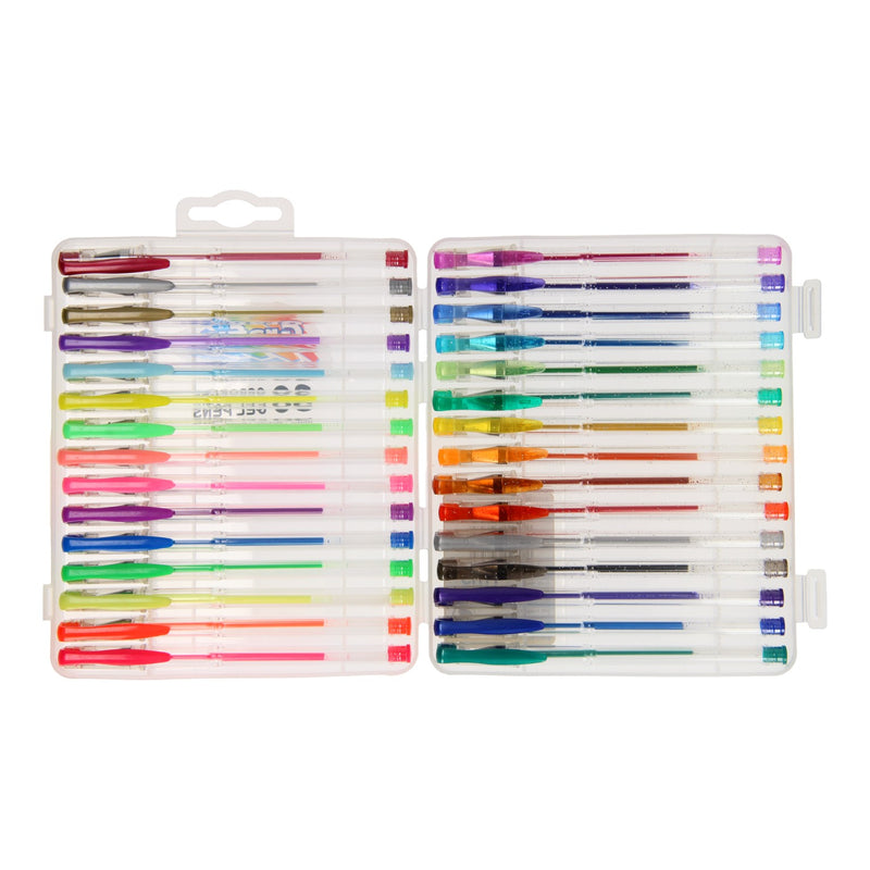 Load image into Gallery viewer, Grafix gelpennen 30pcs - schrijven handlettering - glitter effect - metallic effect - neon effect - pastel effect - gelpennen volwassenen